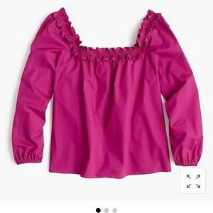 J. Crew Ruffle Penny Top NWT